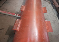 Kırmızı Boyalı OEM Büyük Çaplı Karbon Çelik Kazan Manifoldu Başlıkları